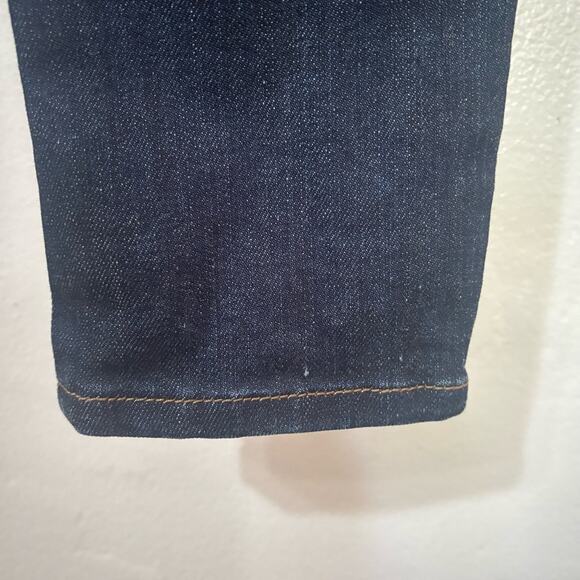 Early J Brand Indigo Clean Rinse Made in California Skinny Ankle Zipper Jeans 26 - Picture 10 of 11
